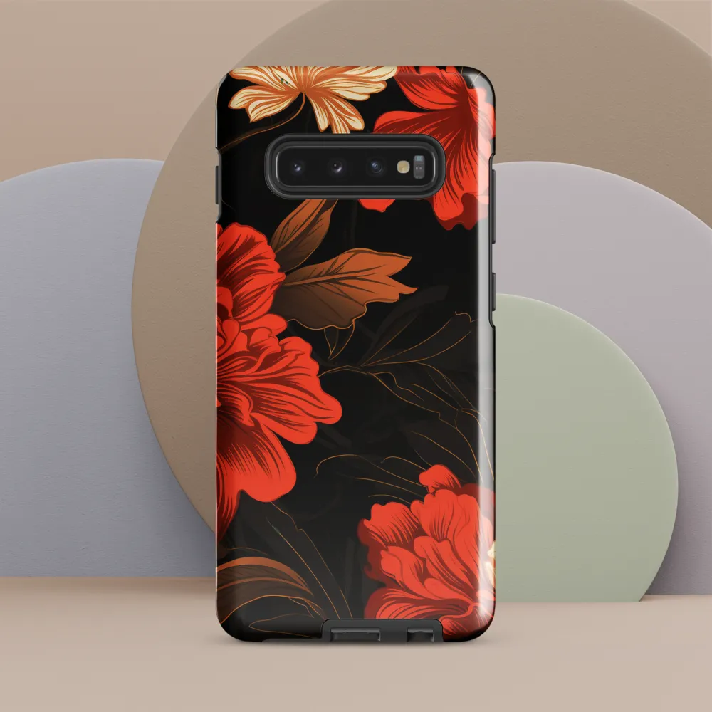 Elegance in Bloom | Phone Case |  S10 Plus | Tough Case | Glossy