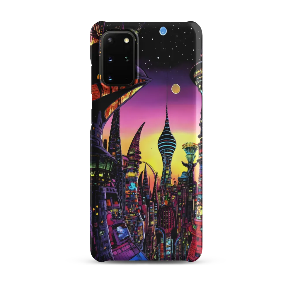 Futuristic Cityscape at Dusk