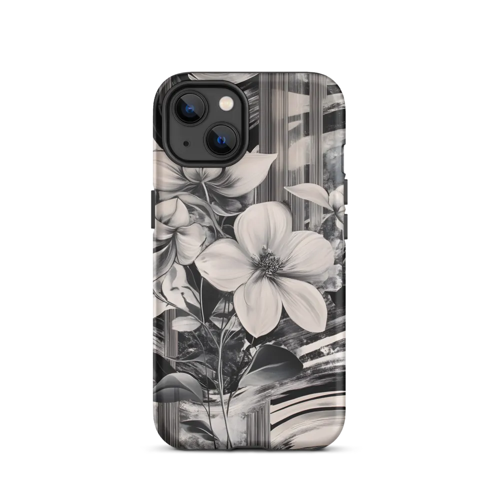 Ethereal Bloom: A Dance of Monochromes