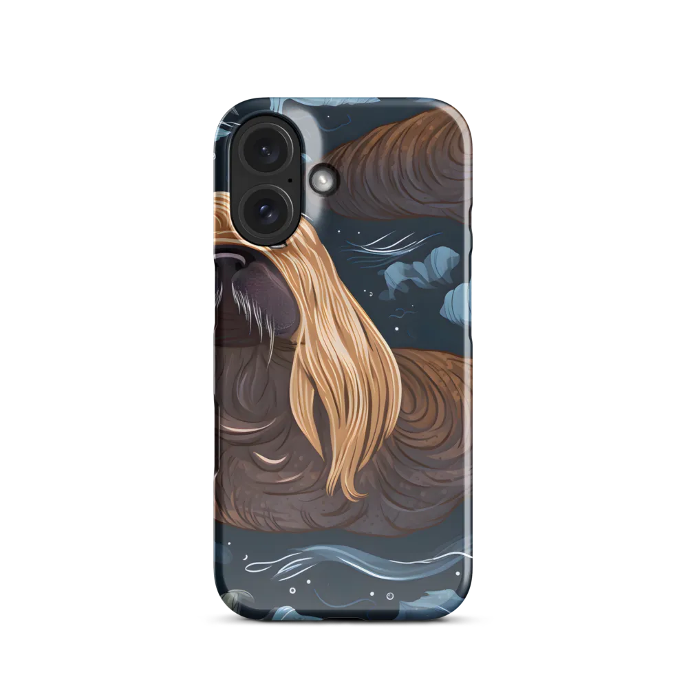 Whimsical Walruses in Deep Blue | Phone Case