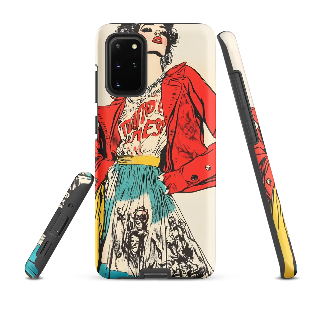 Vibrant Elegance: A Pop Art Fashion Statement