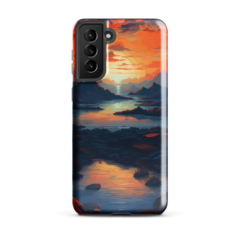 Ethereal Evening: A Digital Dusk