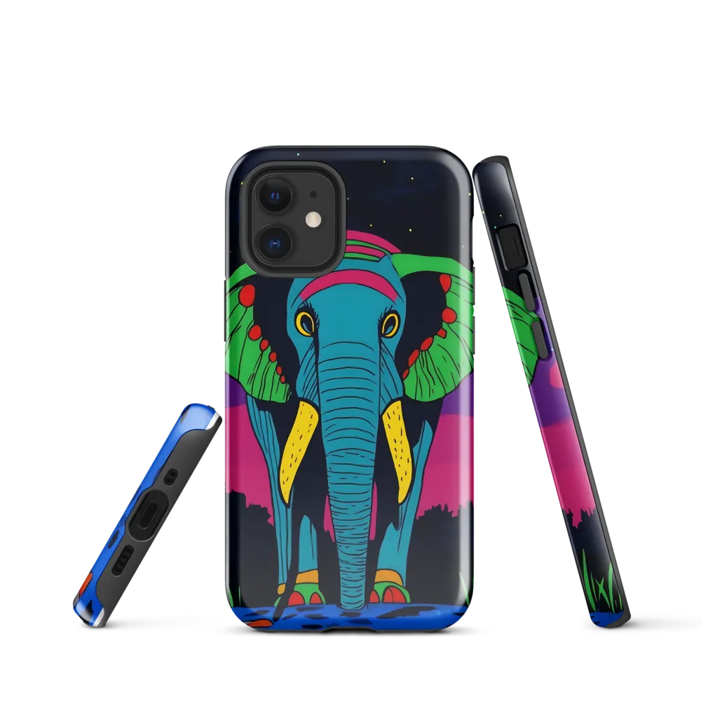 Whimsical Majesty: The Vibrant Elephant