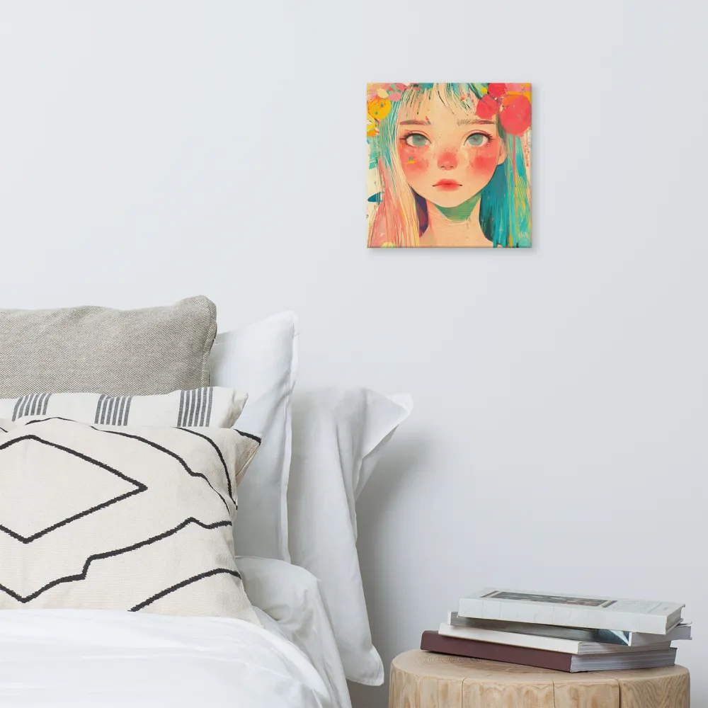 Whimsical Blossom | Canvas | 12″×12″