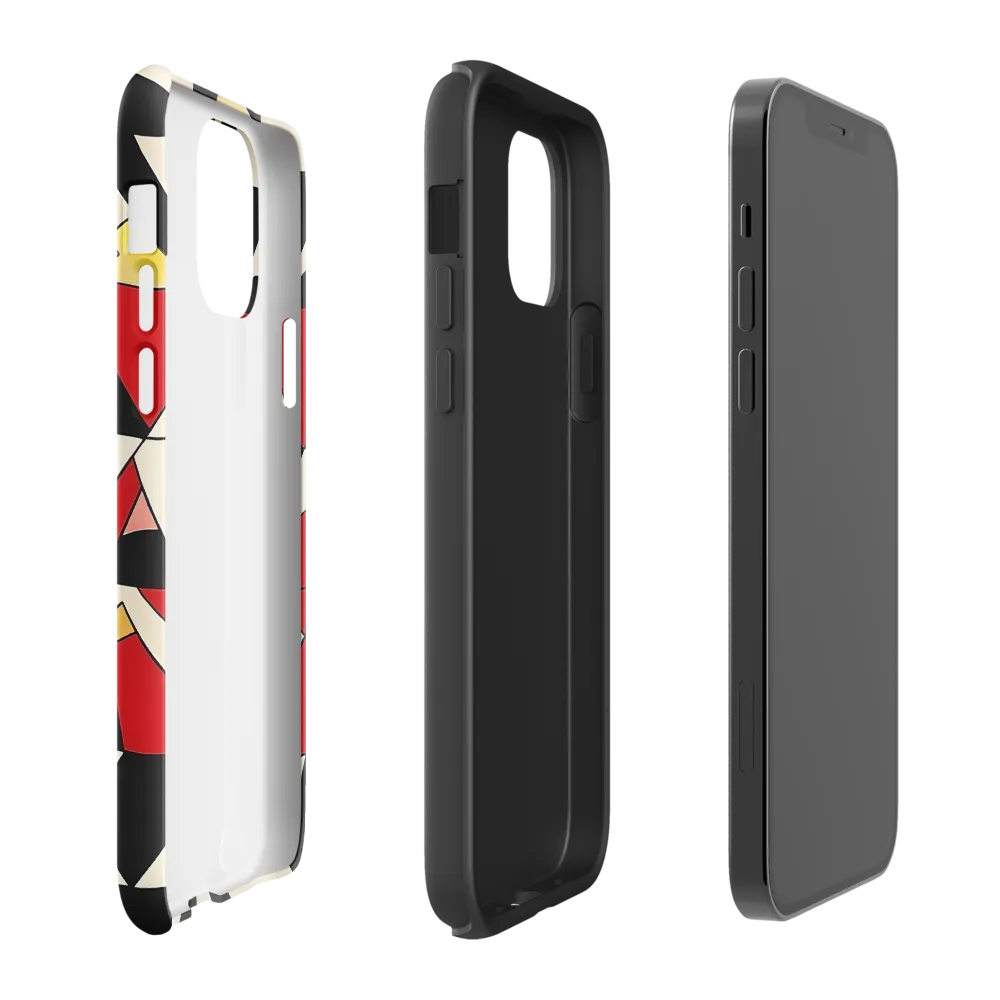 Dynamic Geometric Harmony | Phone Case |  12 Pro | Tough Case | Matte