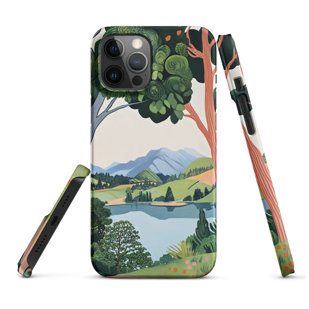 Verdant Frame: Lake Beyond the Trees