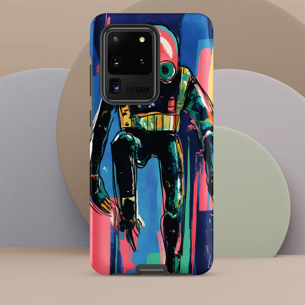 Diver in Vibrant Motion