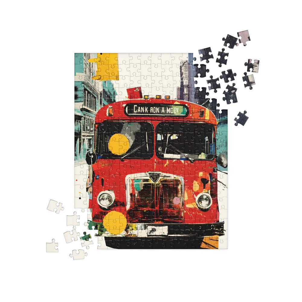 Vibrant City Transit | Jigsaw Puzzle | 252 pieces