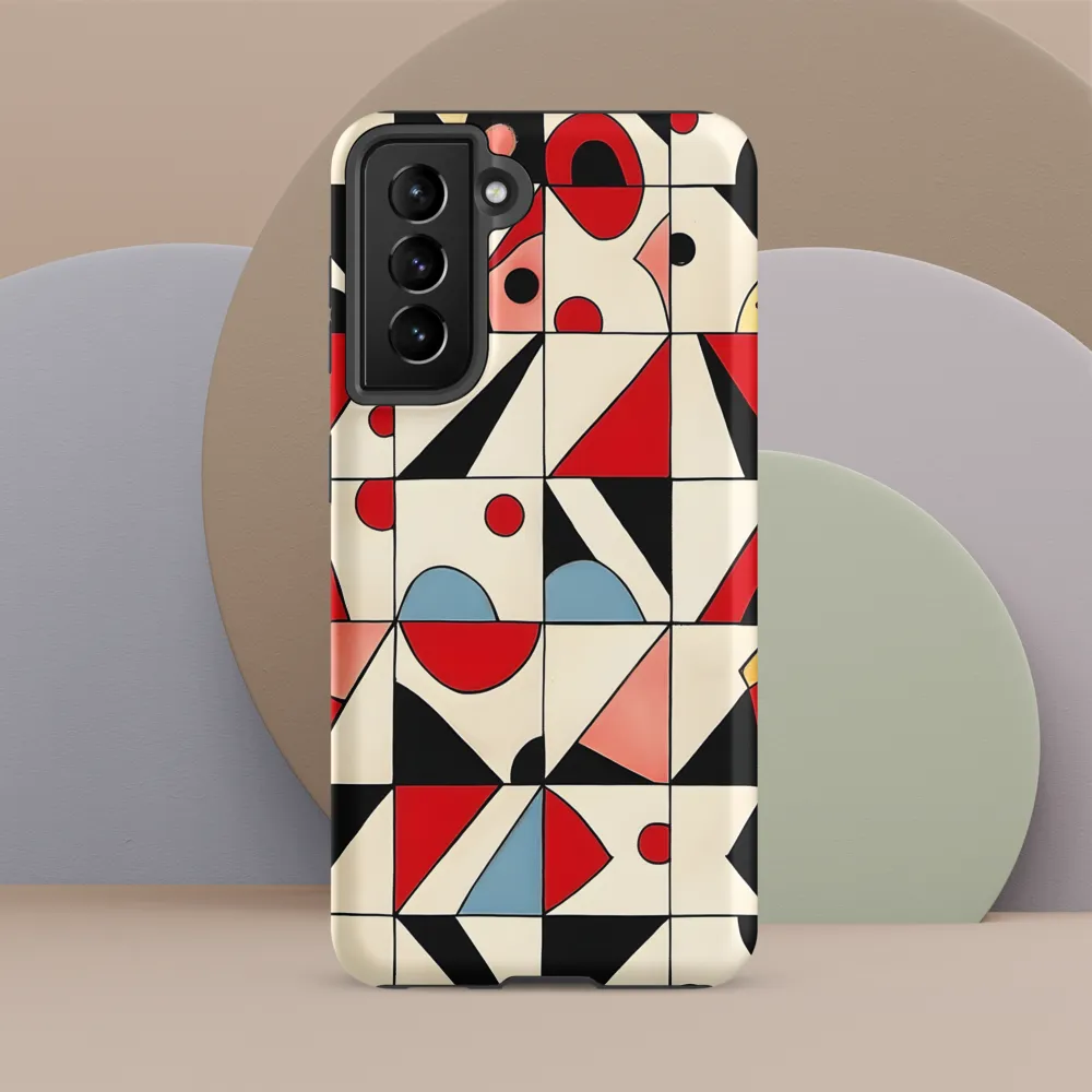 Dynamic Geometric Harmony | Phone Case |  S21 FE | Tough Case | Matte
