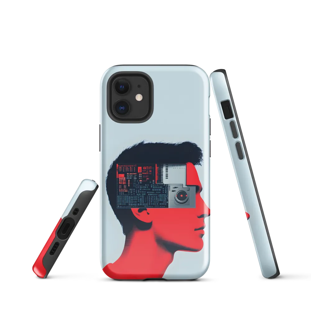Mindscape of Technology | Phone Case |  12 mini | Tough Case | Glossy