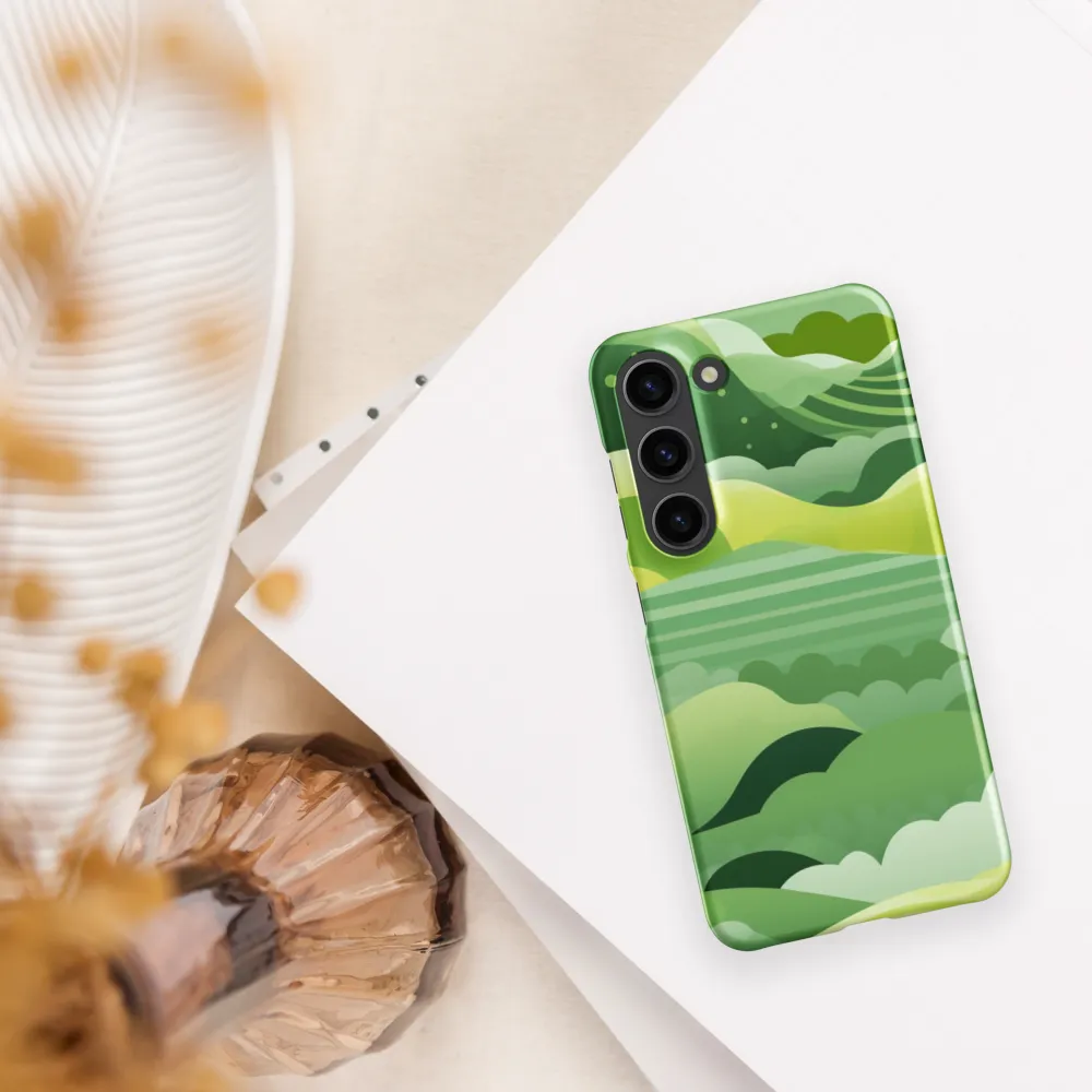 Tranquility in Green Waves