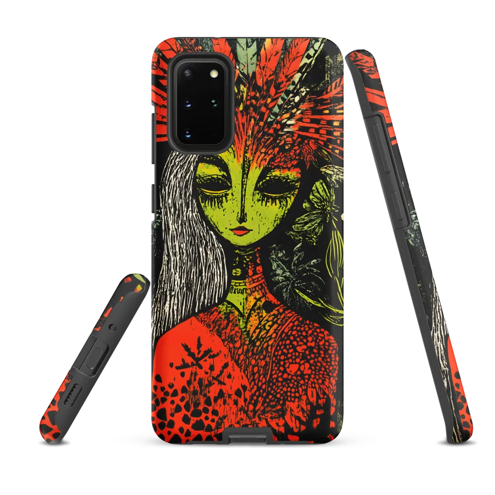 Mystical Flora: A Surreal Portrait