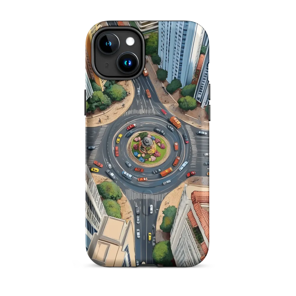 Urban Symphony: Aerial Vision of City Life