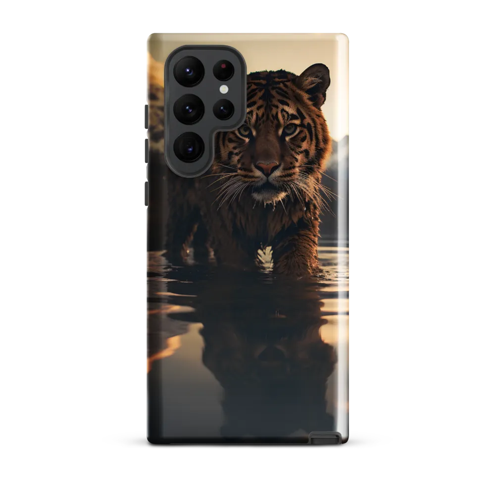 Majestic Reflection: The Tiger's Domain