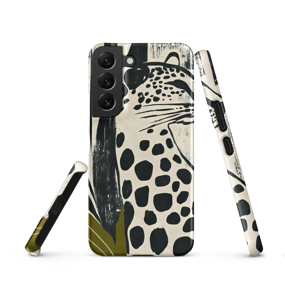 Leopard in Silhouette: A Modern Appeal | Phone Case |  S22 | Snap Case | Matte
