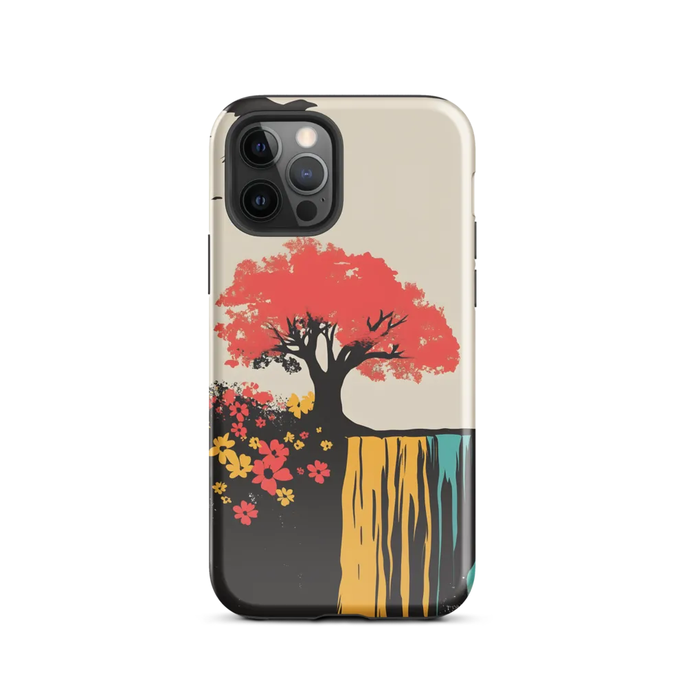 Serene Cascade of Colors