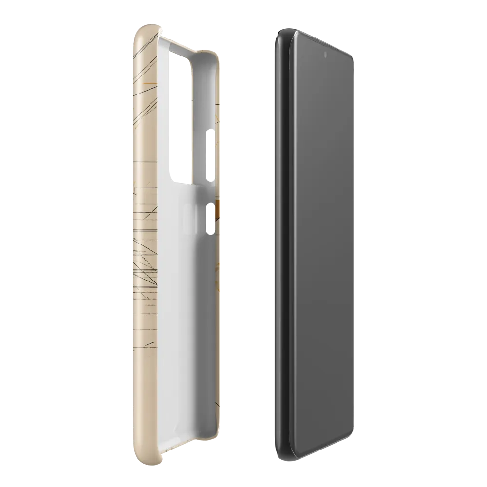 Abstract Profile: A Minimalist Exploration | Phone Case |  S21 Ultra | Snap Case | Glossy