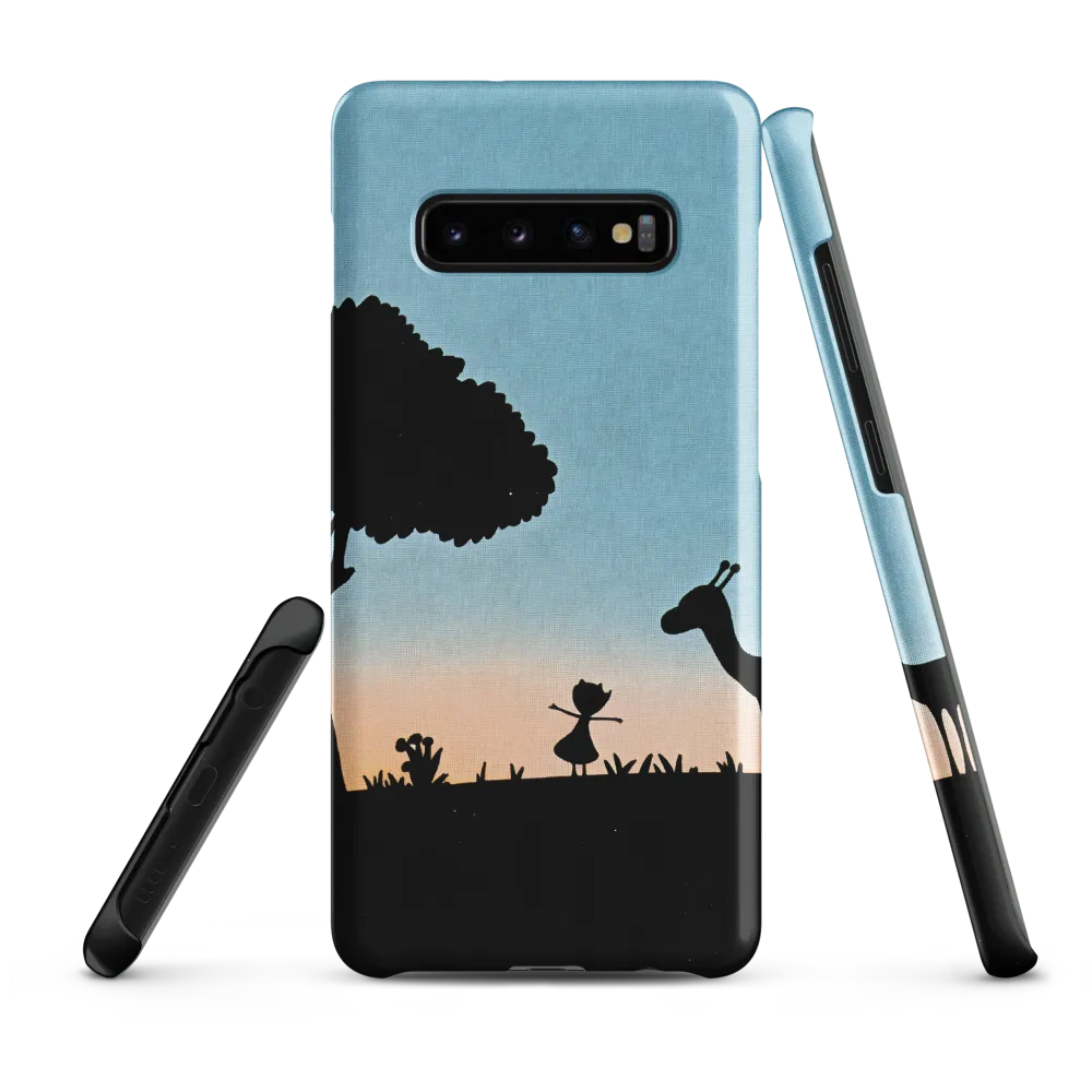 Curiosity in the Silhouette | Phone Case |  S10 Plus | Snap Case | Matte