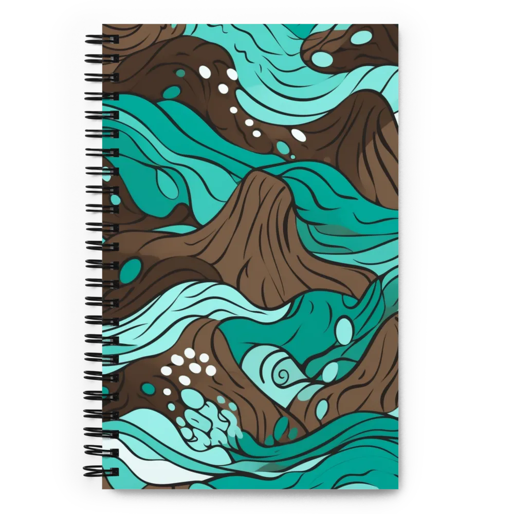 Flowing Horizons | Spiral Notebook