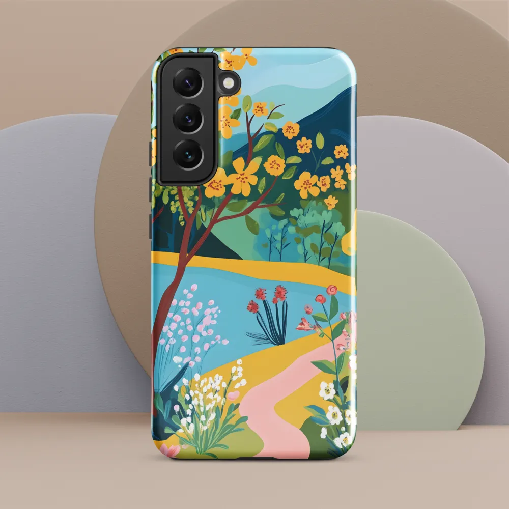 Blossoms by the Tranquil Waters