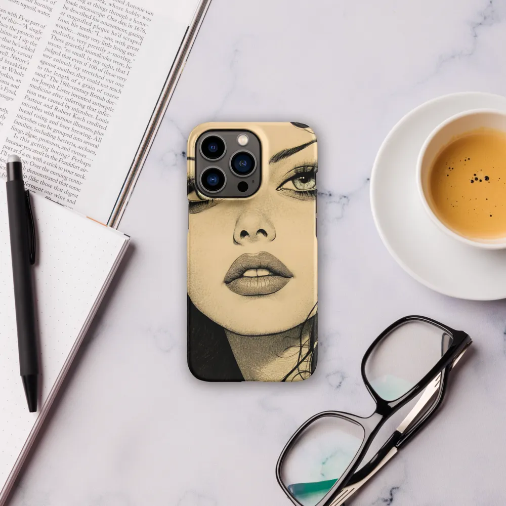 Enigmatic Gaze | Phone Case |  13 Pro | Snap Case | Matte