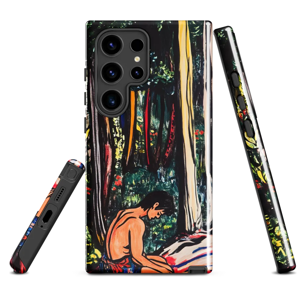 Contemplation in Nature | Phone Case |  S24 Ultra | Tough Case | Glossy