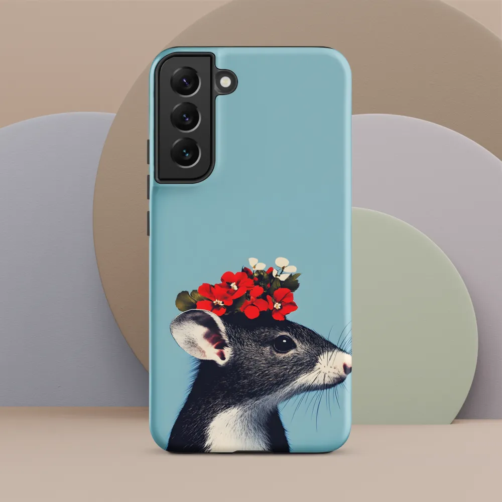 Whimsical Flora: A Mouse's Floral Crown