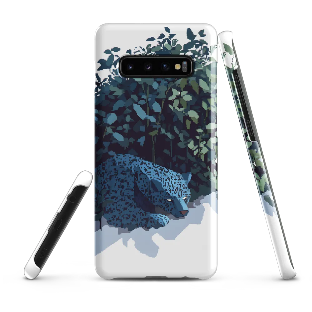 Veil of Shadows: The Lurking Jaguar | Phone Case |  S10 Plus | Snap Case | Glossy