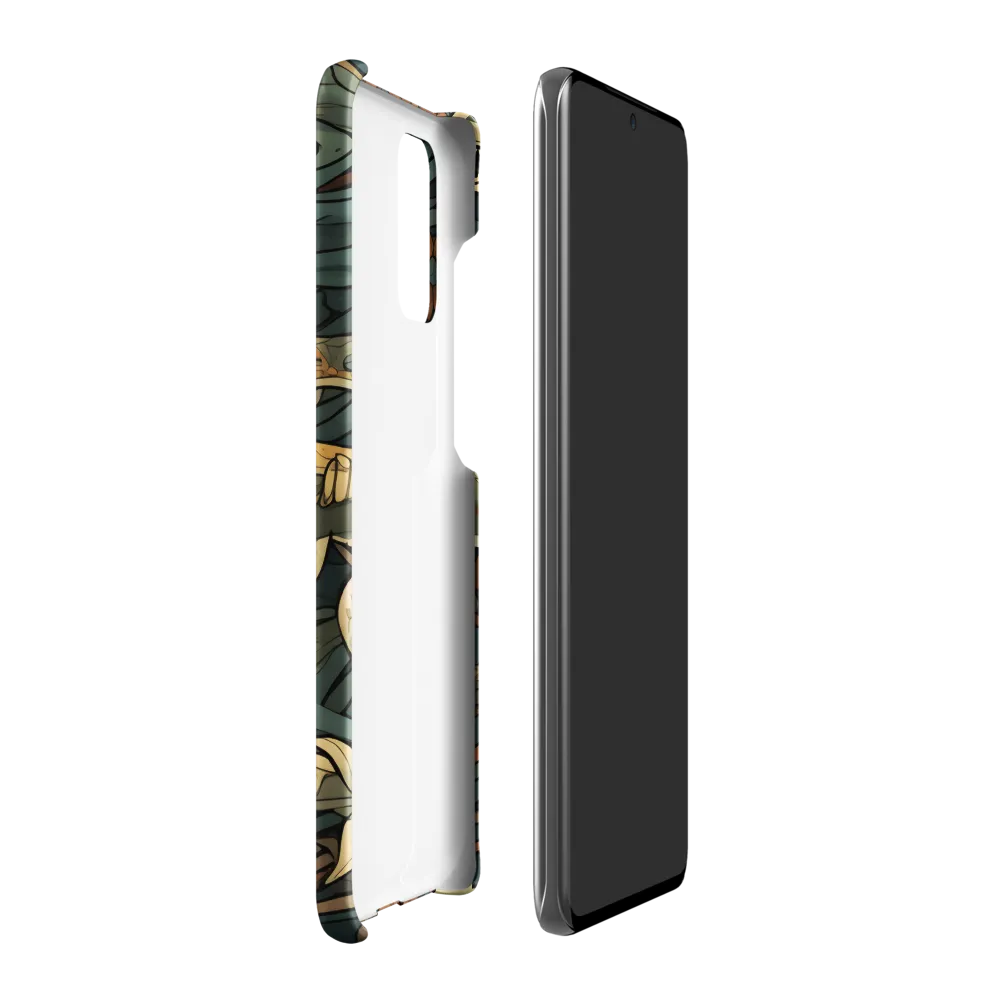 Dynamic Harmony of Sharks and Flora | Phone Case |  S20 Plus | Snap Case | Matte
