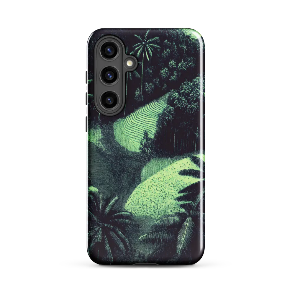 Harmony in Green: A Surreal Landscape
