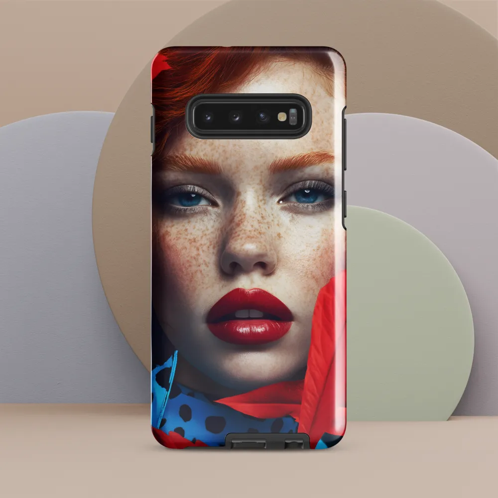 Embrace of Red | Phone Case |  S10 Plus | Tough Case | Glossy