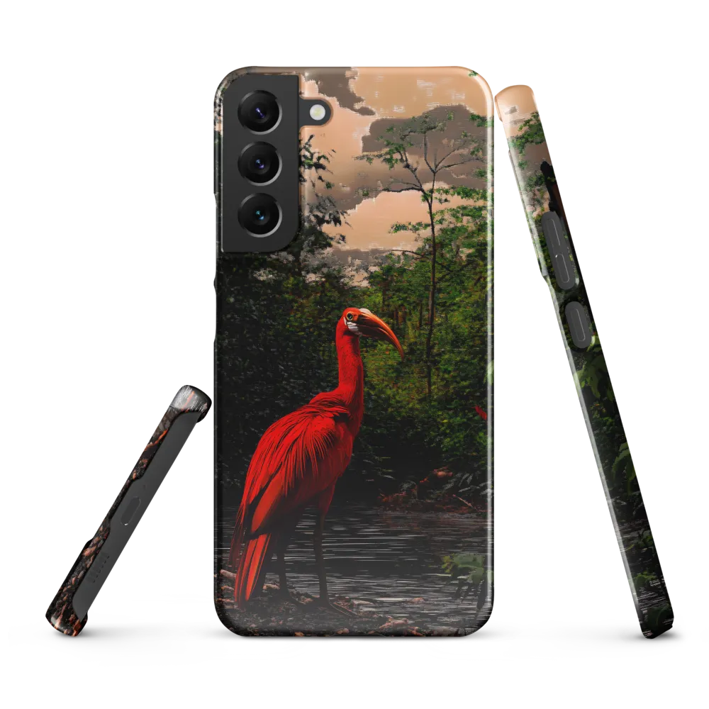 Enigmatic Elegance: The Scarlet Observer