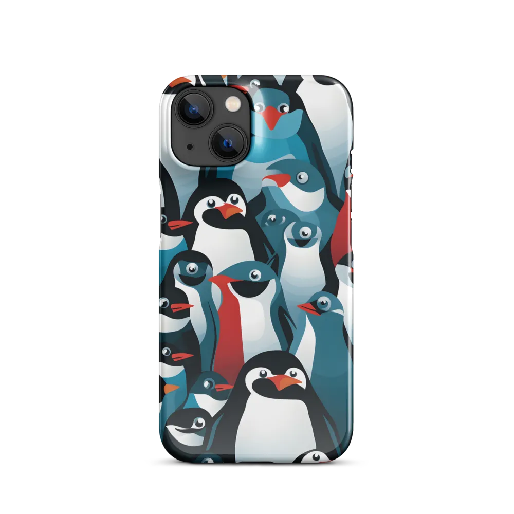 Penguin Parade | Phone Case |  14 | Snap Case | Glossy