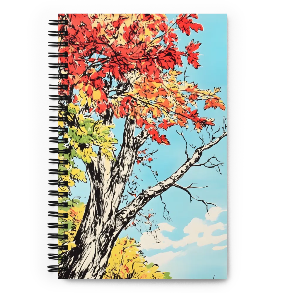 Autumn's Embrace | Spiral Notebook