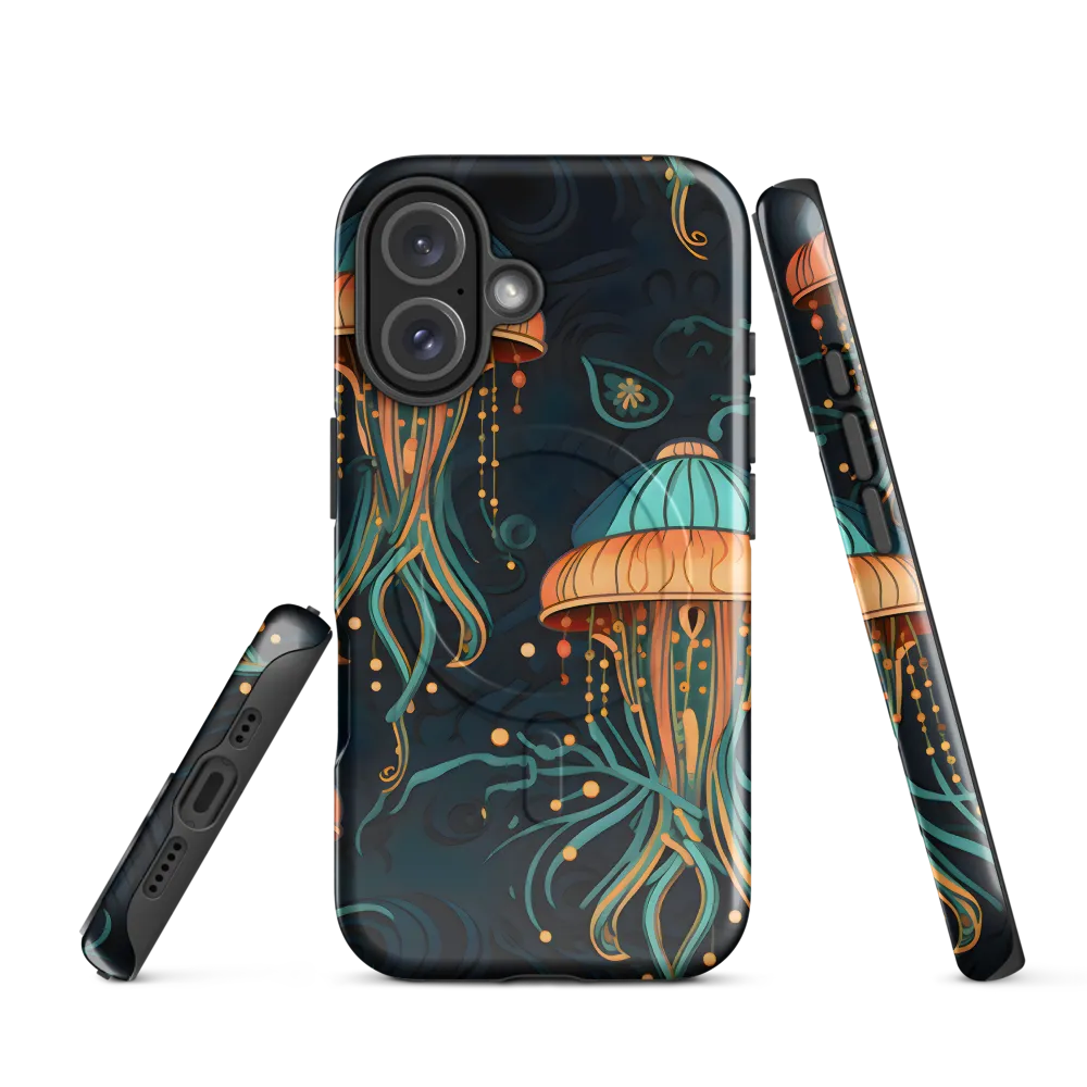 Symphony of Jellyfish | Phone Case |  16 | MagSafe® Tough Case | Glossy