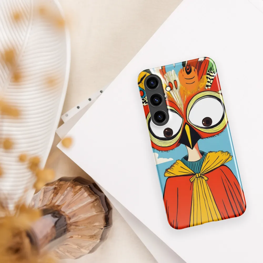A Whimsical Encounter: The Owl-Human Fusion