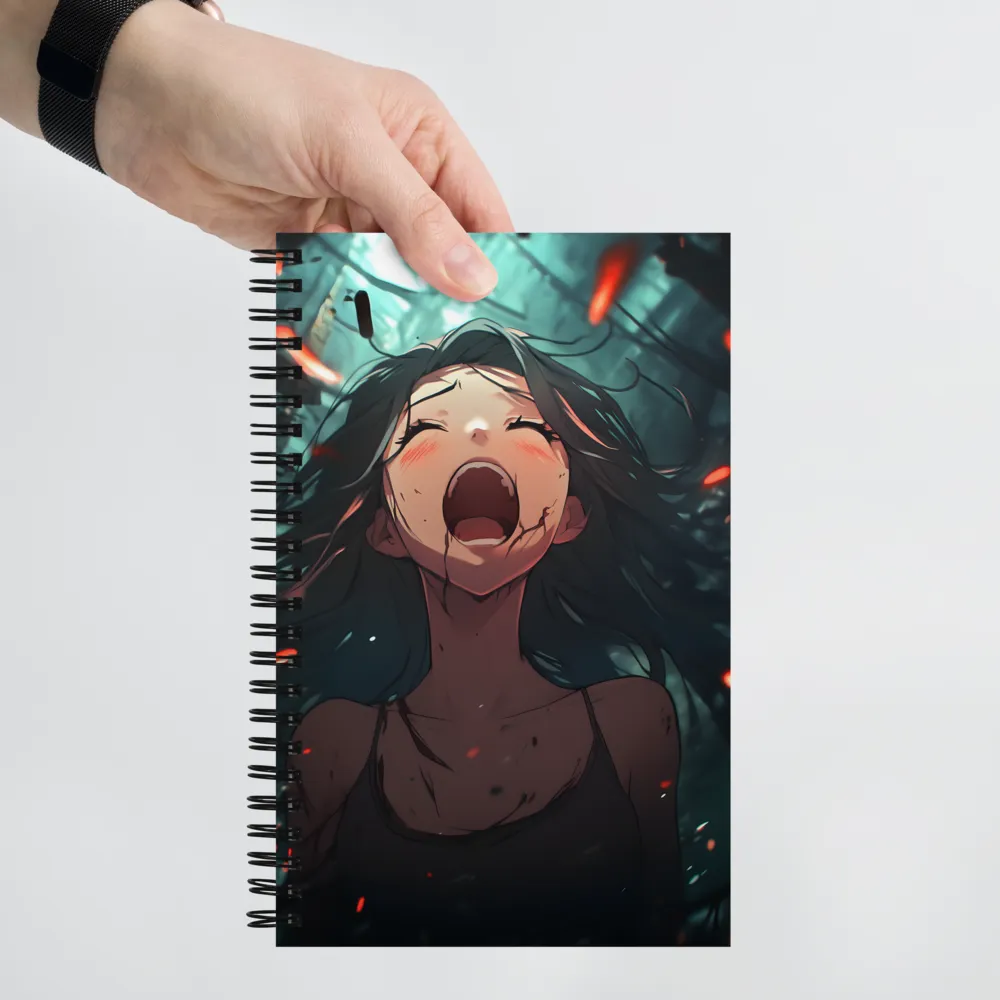 Scream of Pain | Spiral Notebook