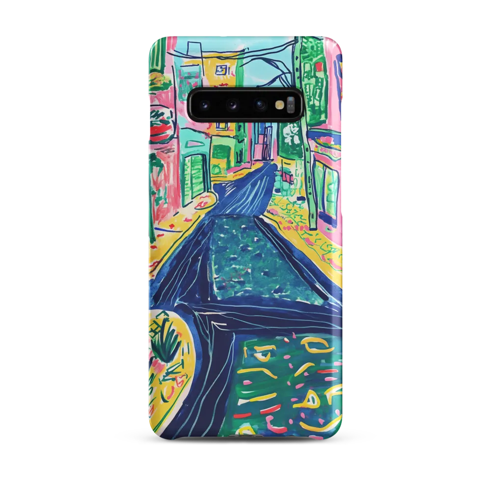 Dreamy Street in Vibrant Hues