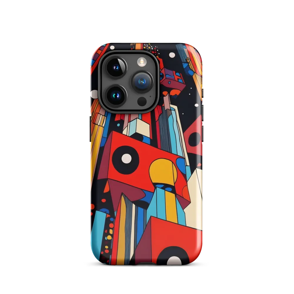 Urban Symmetry: A Dance of Geometry | Phone Case |  15 Pro | Tough Case | Glossy