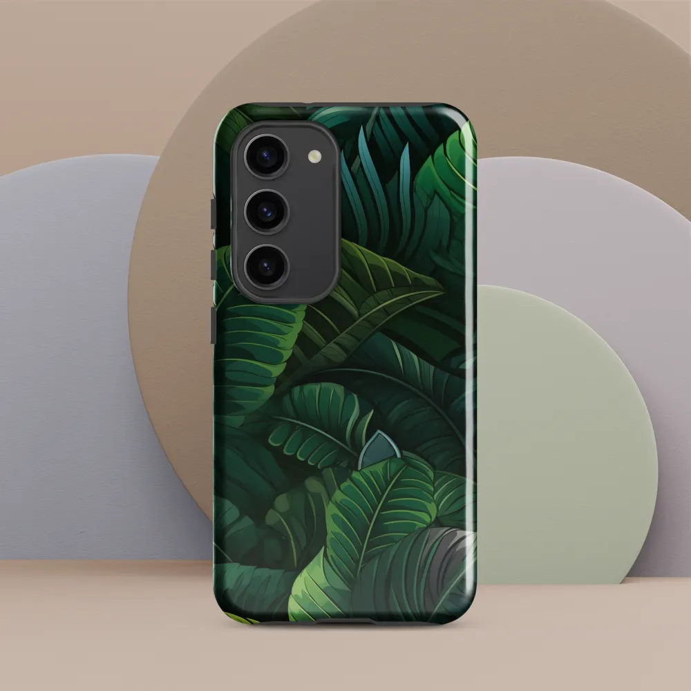 Lush Canopy: A Tropical Foliage Study