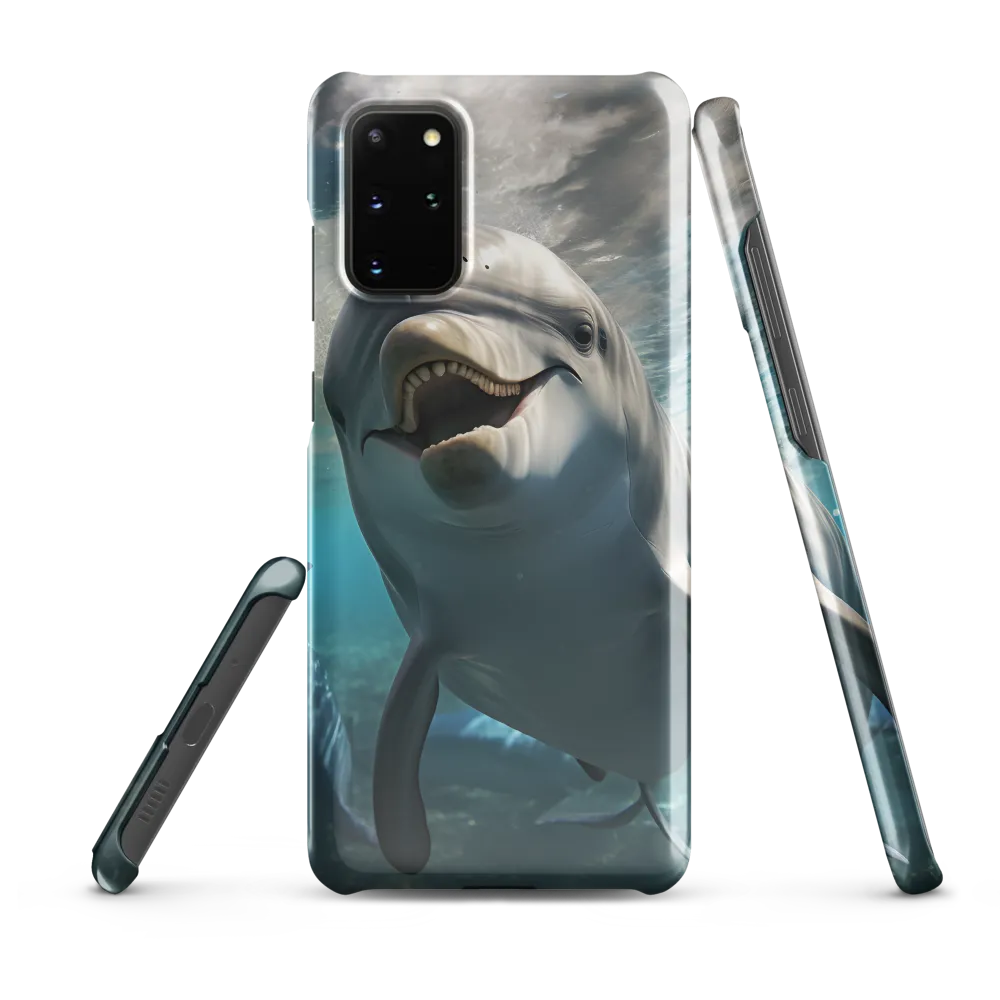 Beneath the Waves: A Dolphin's Dance