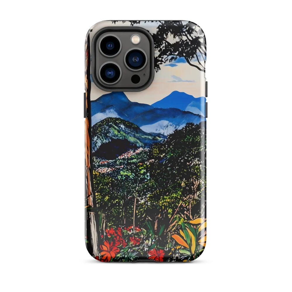 Framed Valley: Blue Ridges and Tropical Understory