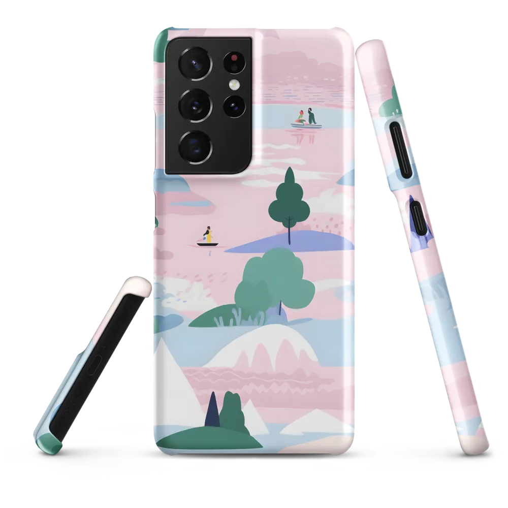 Whimsical Reflections: A Journey Through Landscapes | Phone Case |  S21 Ultra | Snap Case | Matte