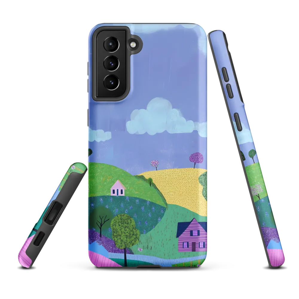 Whimsical Hills and Quaint Homes