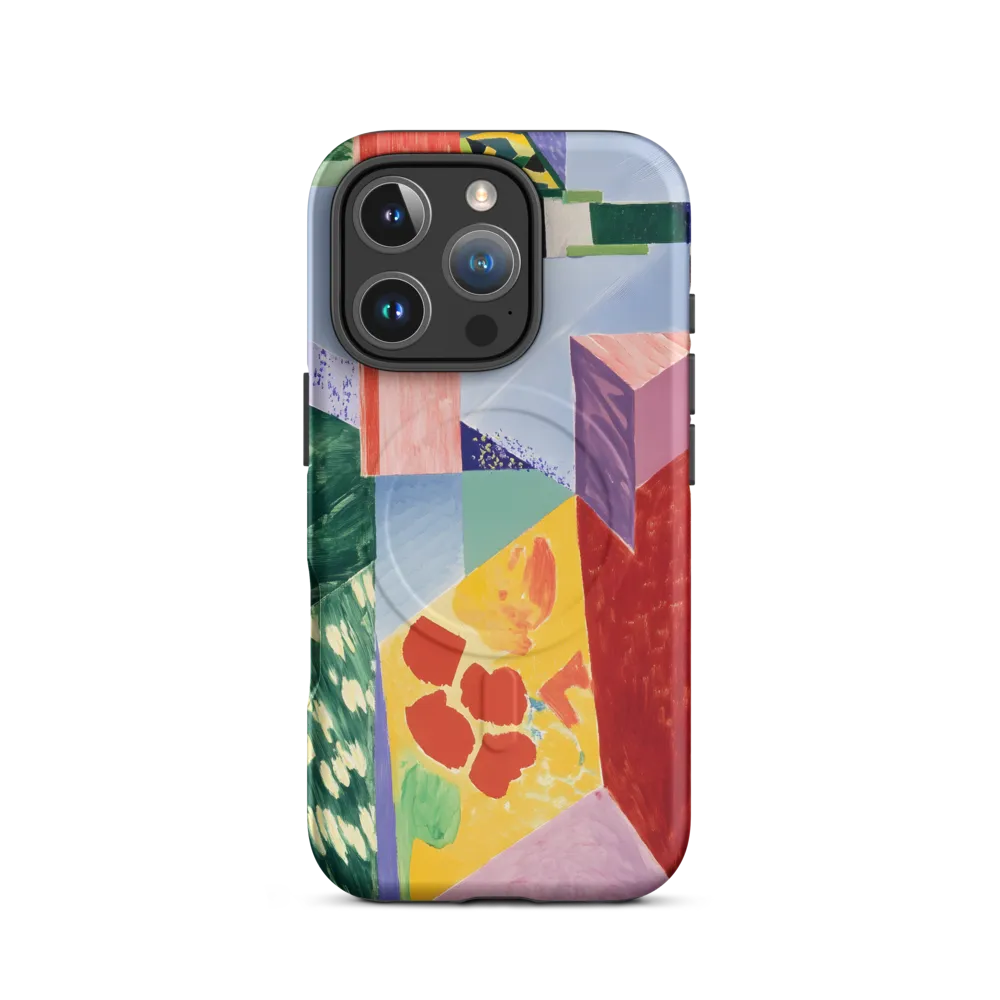 Interplay of Geometry and Color | Phone Case |  16 Pro | MagSafe® Tough Case | Matte