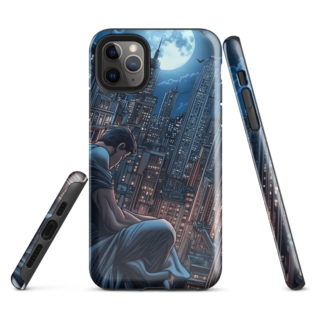 Reflections of a City Under the Moon | Phone Case |  11 Pro Max | Tough Case | Glossy