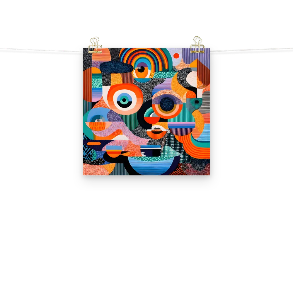 Chromatic Circles 
 Poster | 12″x 12″