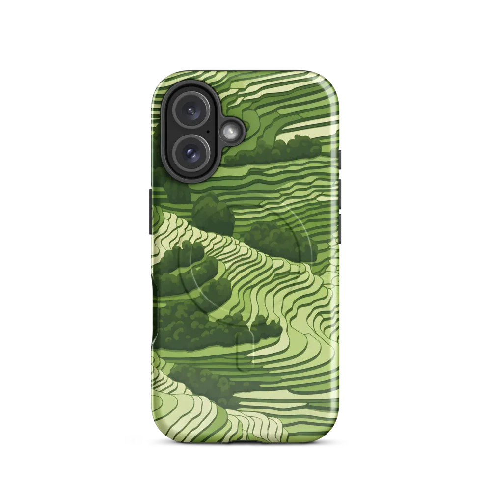 Waves of Green: An Abstract Landscape