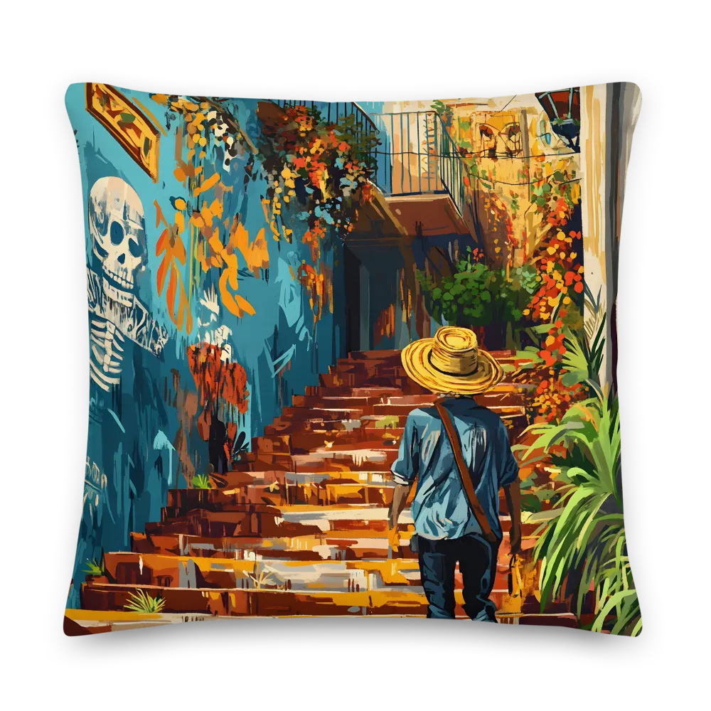 Steps to Adventure | Pillow | 22″×22″