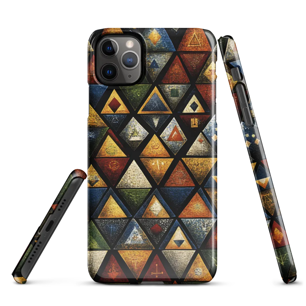 Dynamic Triangular Harmony | Phone Case |  11 Pro Max | Snap Case | Glossy